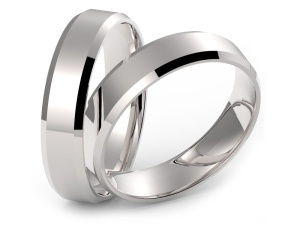 Ocelové snubní prsteny - 010